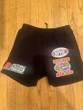 333 Half Evil Nothing Personal Racing Development Black Shorts Medium 5” Inseam